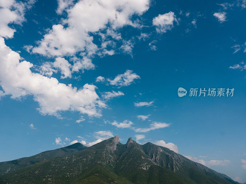 蒙特雷墨西哥的Cerro de la Silla山